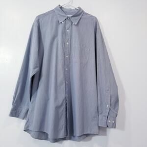 Brooks Brothers Blue Plaid Collared Button Front Long Sleeves Shirt